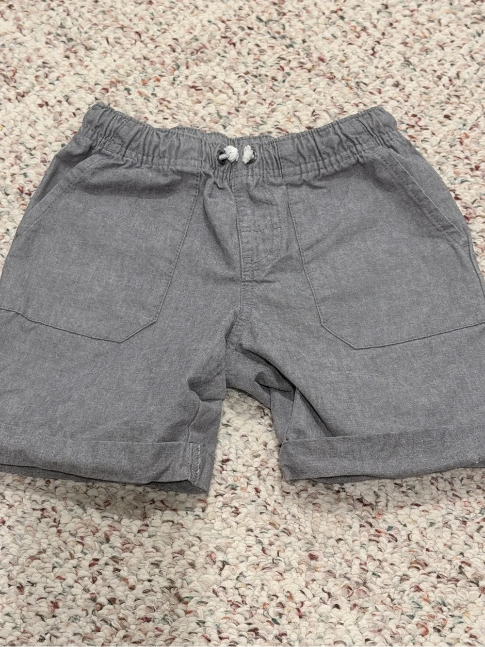 Boy Shorts Lot Uniform 5/6 Old Navy Cat Jack OshKosh -Great Condition Khaki/Blue